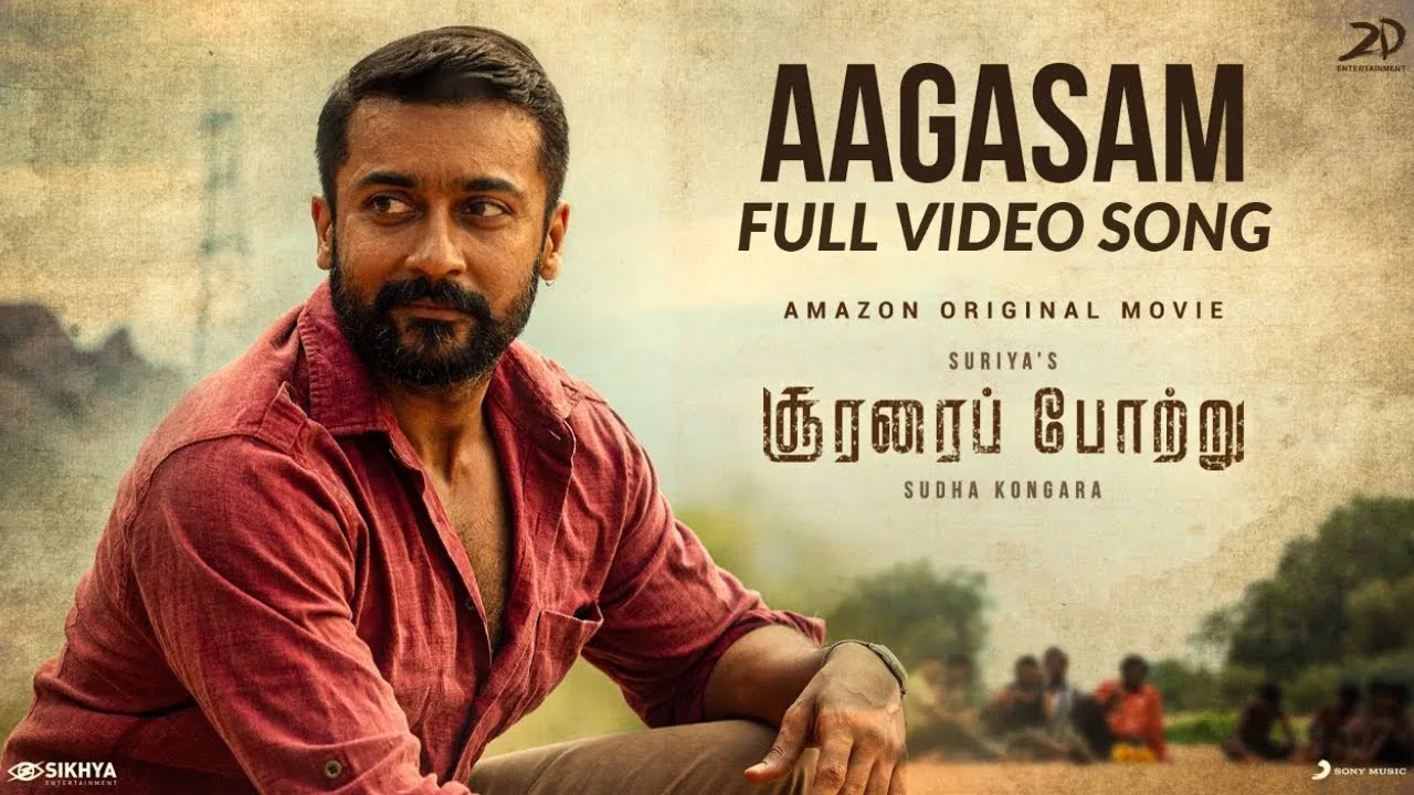 Aagasam Song Lyrics Tamil & English - Soorarai Potru