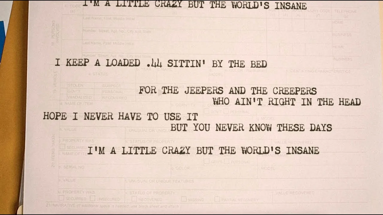 Morgan Wallen - I'm A Little Crazy Lyrics