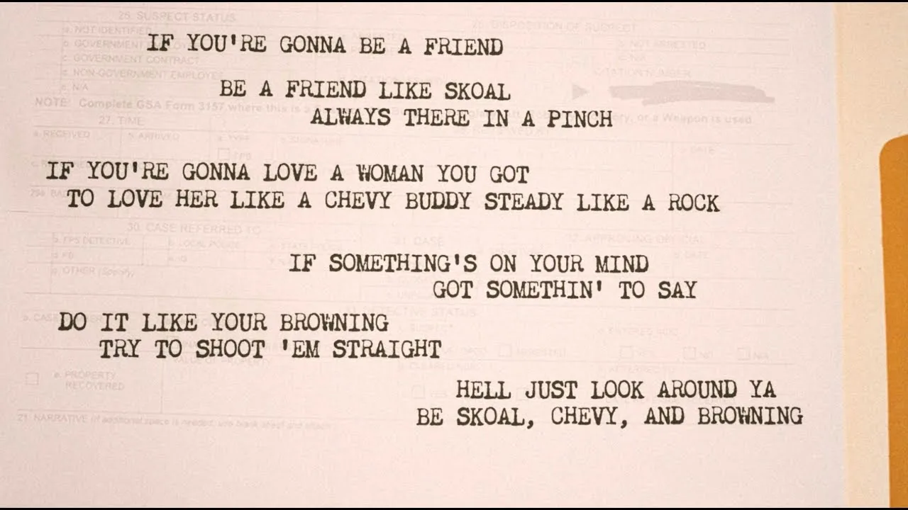 Skoal, Chevy, and Browning Lyrics - Morgan Wallen